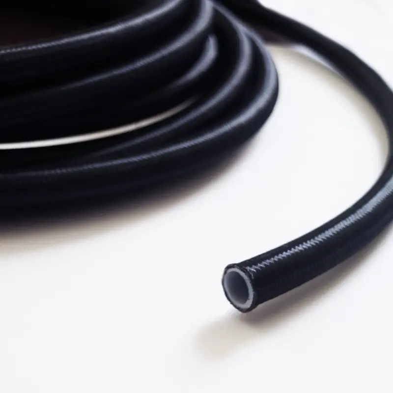 Ptfe Hose W/ Braided Nylon (50 Foot Roll) 1