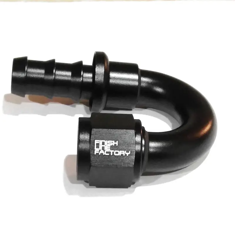 Push Lock Hose End – 180 Degree An 1