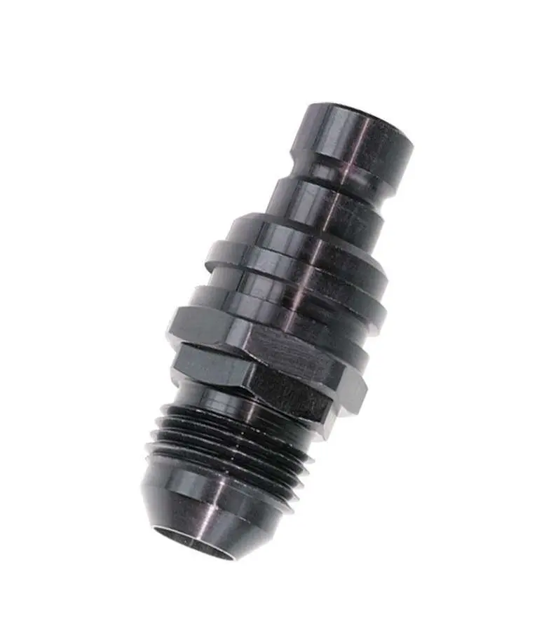 Q/R #10 Male Plug Black 1