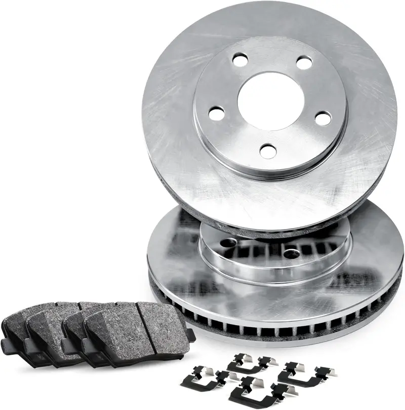 R1 Concepts Rear Brake Kit – Rotors & Ceramic Pads | Jeep Cherokee (2014–2021) 1