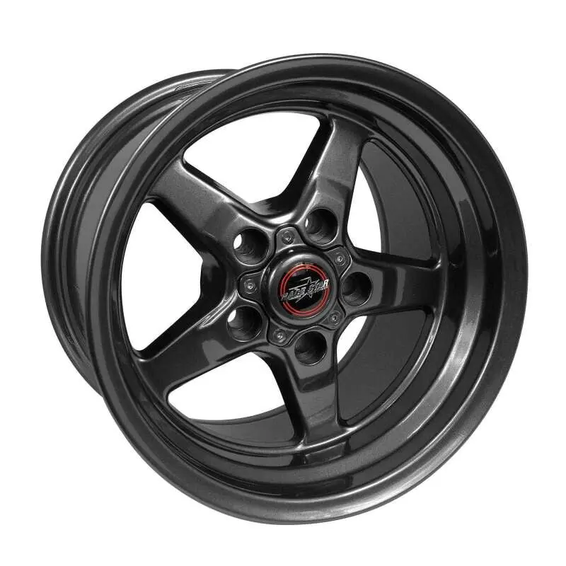 Race Star 92 Drag Star 15X10 5X115 Bc 6.25 Bs Et 19.00 Bracket Racer Gloss Black Wheel 1
