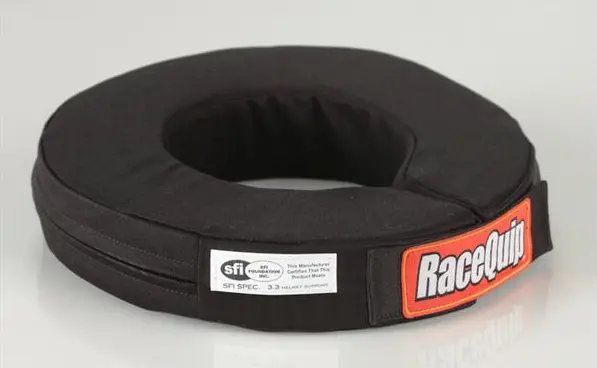 Racequip Black Sfi 360 Helmet Support Large 17In 1