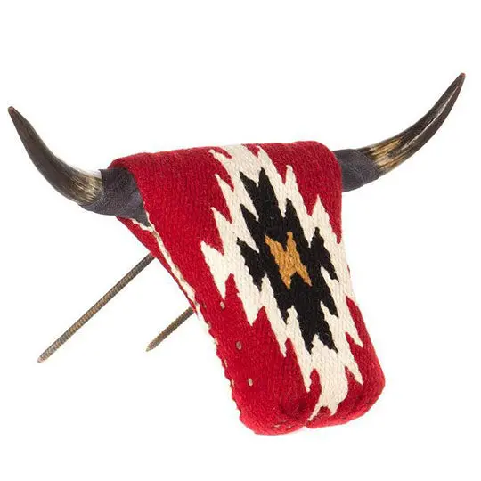 Rank Racks New Zealand Wool Covered Roping Dummy With Authentic Horns 1