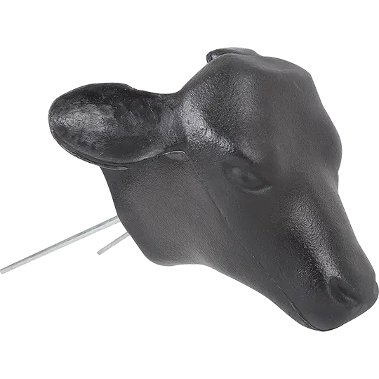 Rattler Ropes Deluxe Calf Roping Practice Head- Black 1