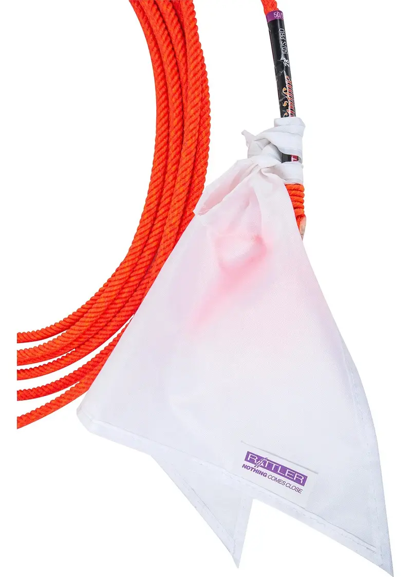 Rattler Ropes White Breakaway Flag- Single 2