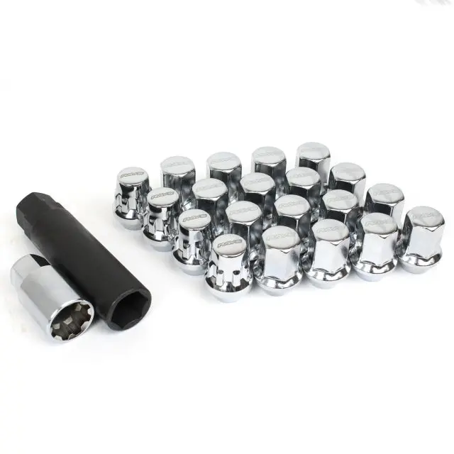 Rays 17 Hex Lug Nut And Lock Set - Chrome - 12X1.50 1