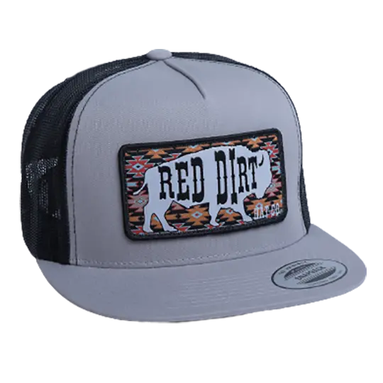 Red Dirt Hat Co. Great White Buffalo Patch Cap 1