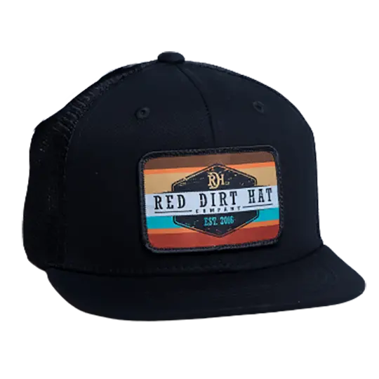Red Dirt Hat Co. Youth Army Sunset Patch Cap 1