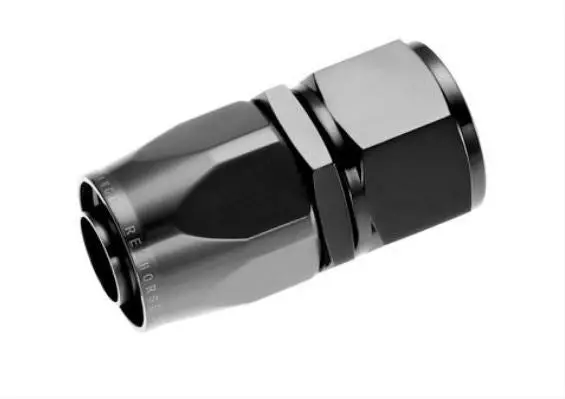 Redhorse Performance Straight Swivel-Seal Female Aluminum Hose End - Black 1