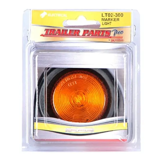 Redline 2In Amber Led Clearance/Marker Light W/Grommet & Pigtail 1