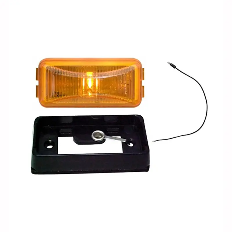 Redline Amber Mini Thinline Led Clearance/Marker Light W/Base 1