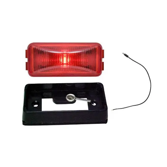 Redline Red Mini Thinline Led Clearance/Marker Light W/Base 2