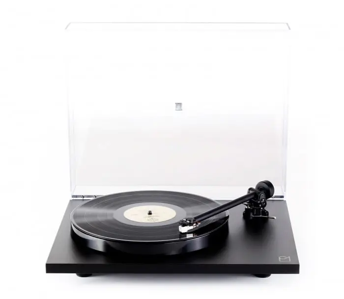 Rega Planar P1 Turntable With Cartridge - Matte Black - Open Box 1