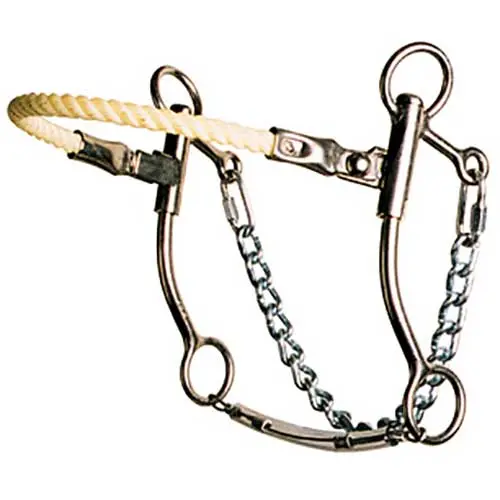 Reinsman Jim Warner Hackamore- Rope Nose 1
