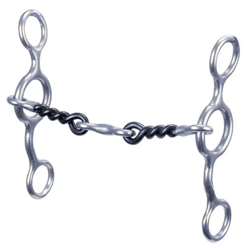 Reinsman Junior Cow Horse Twisted Dog Bone Bit 1