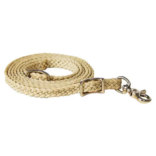 Reinsman Saddlery Flat Nylon Roping Reins 1
