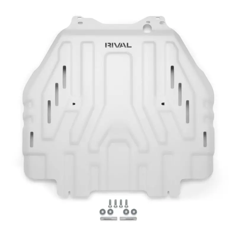 Rival 24-26 Toyota Tacoma I-Force Max Hybrid Aluminum Transmission Catalytic Converter Skid Plate 1