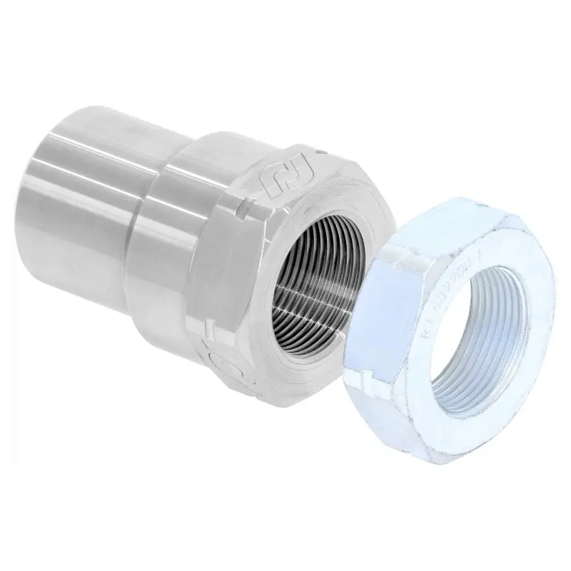 Rockjock 1-1/2In -12 Threaded Bung W/ Jam Nut (Lh) 1