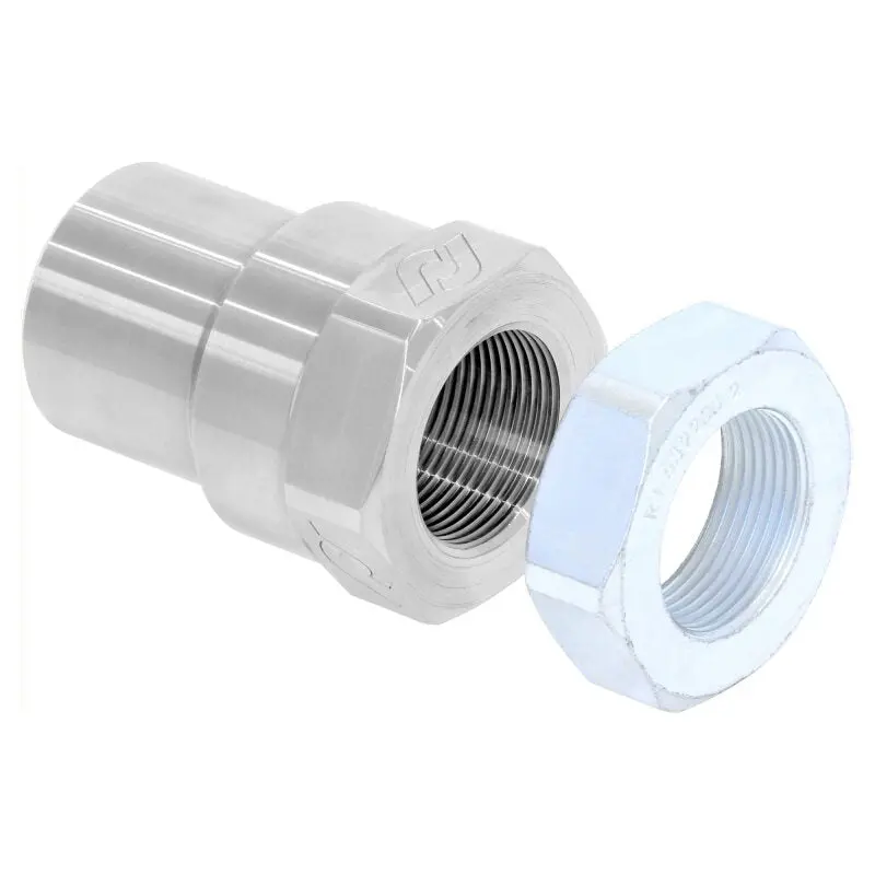 Rockjock 1-1/2In -12 Threaded Bung W/ Jam Nut (Rh) 1