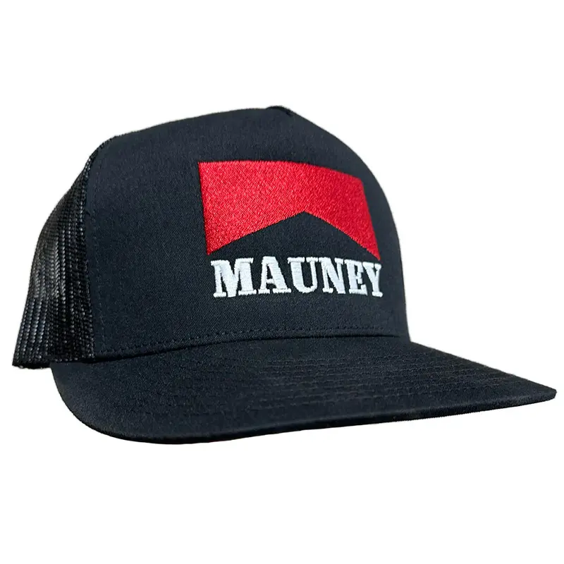 Rodeo Time Mauney Black On Black Mesh Snapback Cap 1