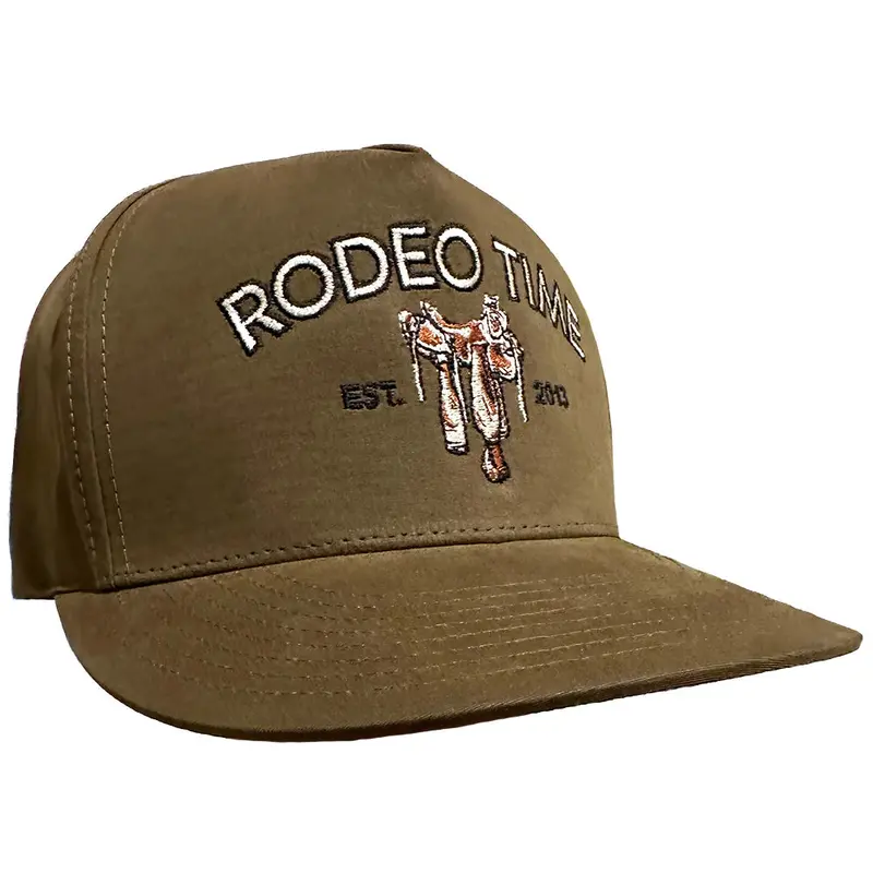 Rodeo Time Seat Rig Waxed Canvas Cap 1