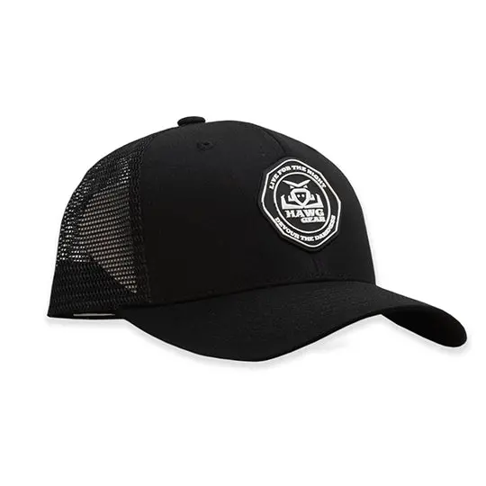 Ropesmart Hawg Gear Black Cap With Rubber Patch 1