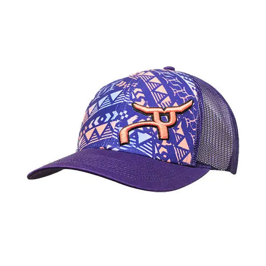 Ropesmart Purple Aztec Pattern Cap 1