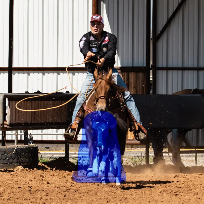Ropesmart The One Run Runner Calf Ground Roping Dummy 4
