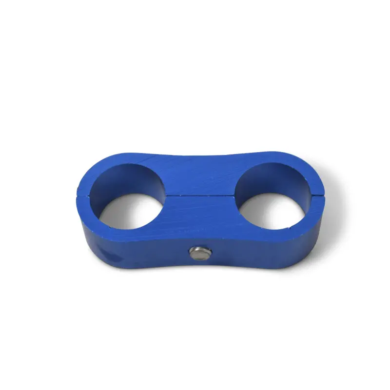 Russell Hose Separator For -6 Braided Hose Blue Anodize (2 Pack) 1