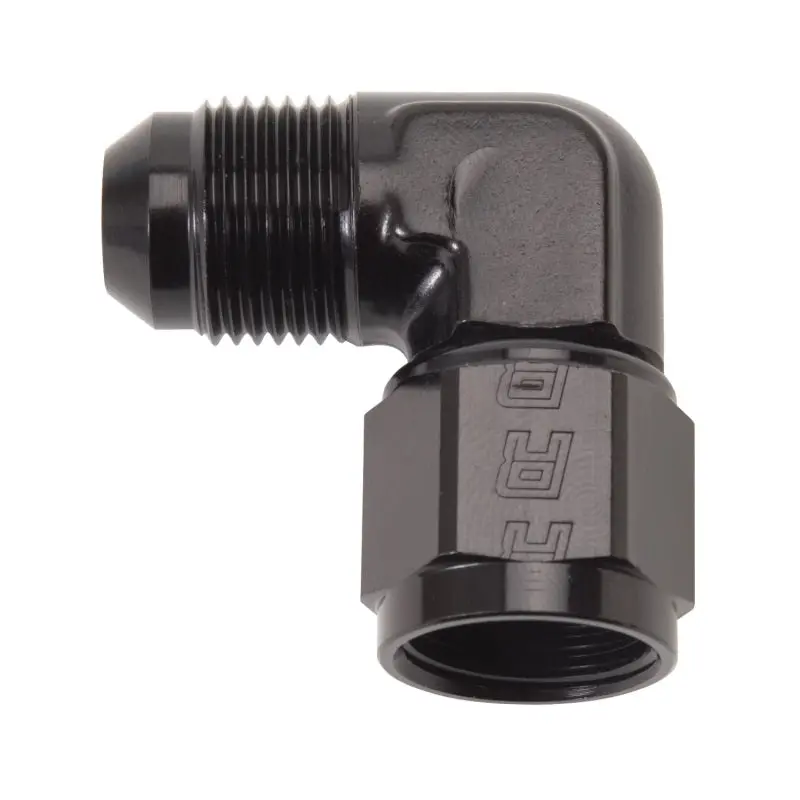 Russell Performance -8 An 90 Degree Male An To Female An Fitting (Black) 1