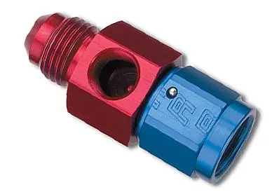 Russell Swivel Coupler 90 Deg -10 An Blk Anodize 2