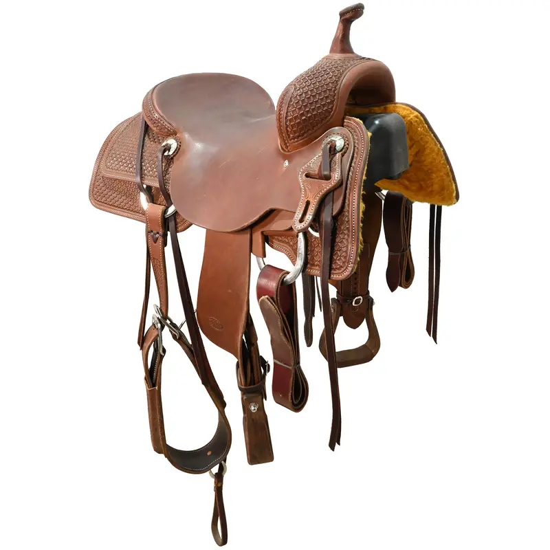 Sale Pending! Used 16" South Texas Tack Cutting Saddle 1