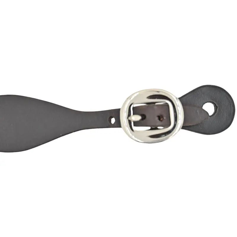 San Saba Equine Chocolate Youth Tear Drop Spur Straps 2