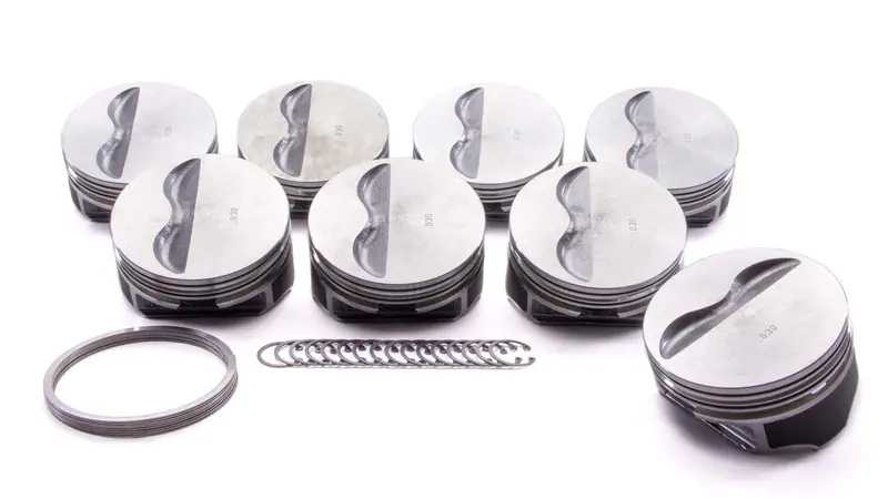 Sbc Flat Top Piston Set 4.060 Bore -5Cc 1