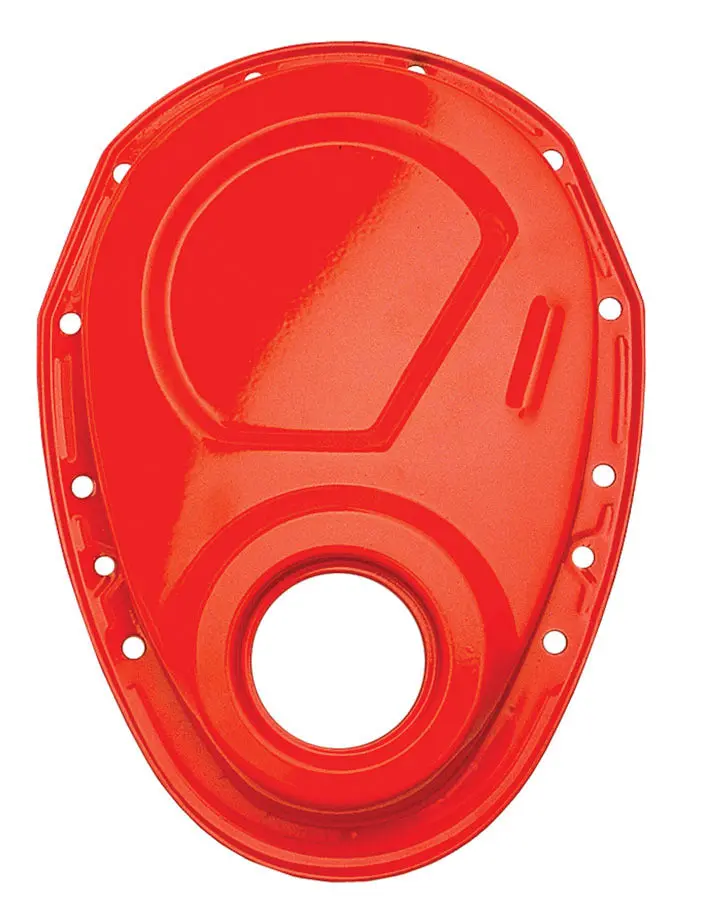 Sbc Orange Timing Cover 1