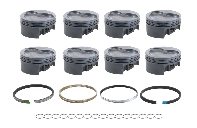 Sbf Powerpak Piston Set Inv. Dome 4.155 Bore 1