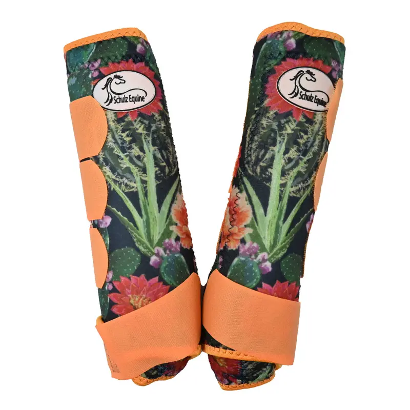 Schulz Equine 2 Pack Desert Bloom Splint Boots 1