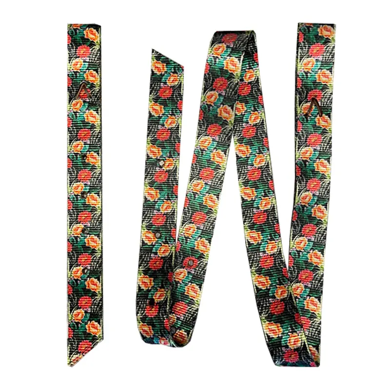 Schulz Equine Desert Bloom Nylon Latigo And Off Billet Set 1