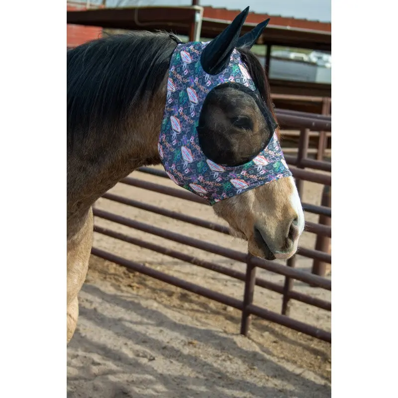 Schulz Equine Lycra Fly Mask- Vegas Rodeo 1