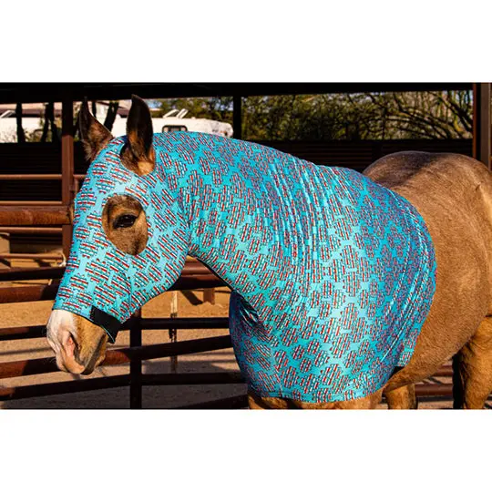 Schulz Equine Lycra Hood- Serape Aztec 1