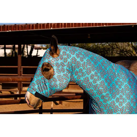 Schulz Equine Lycra Hood- Serape Aztec 2