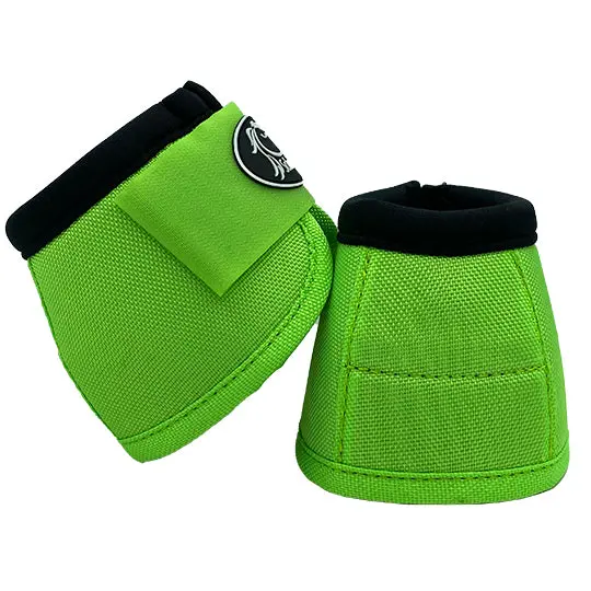 Schulz Equine No-Turn Bell Boots- Lime 1