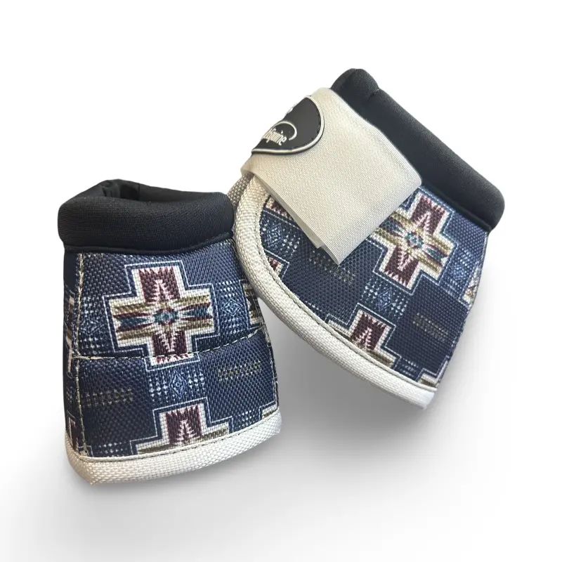 Schulz Equine No-Turn Bell Boots- Round Up 1