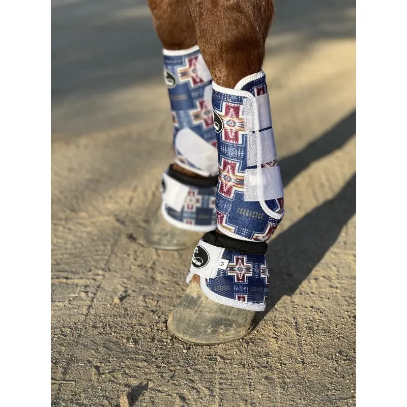 Schulz Equine No-Turn Bell Boots- Round Up 2