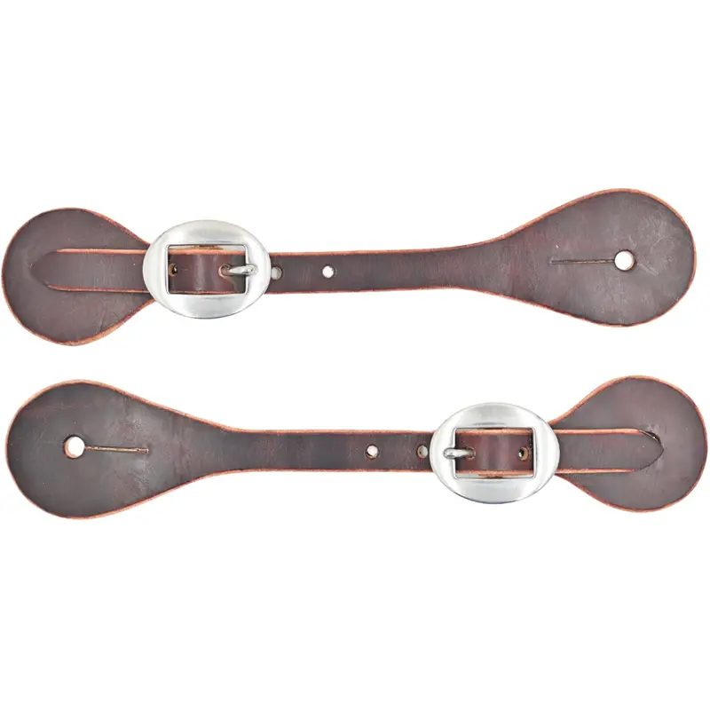 Scott Thomas Saddlery Latigo Leather Spur Straps 1