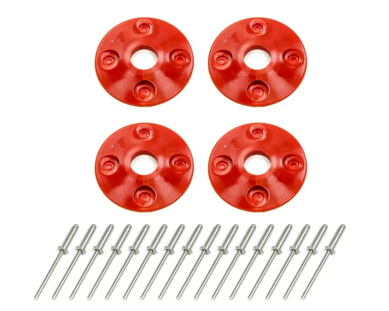 Scuff Plate Plastic 4Pk Red 1