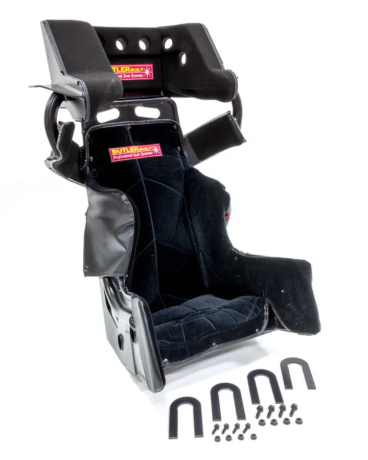 Seat 16-1/2In Sprint Adv Slide Job Flat Black 1