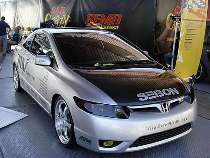 Seibon Oem-Style Carbon Fiber Hood For 2006-2010 Honda Civic 2Dr 2