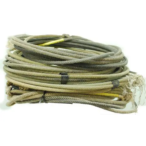 Seven (7) Used Lariat Team Ropes Good For Decor Or Roping Practice 30' To 35' 1