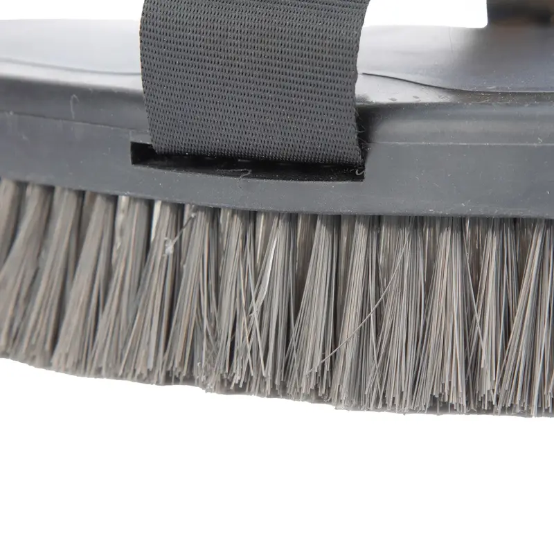 Shires Ezi-Groom Grip Large Body Brush- Black 2